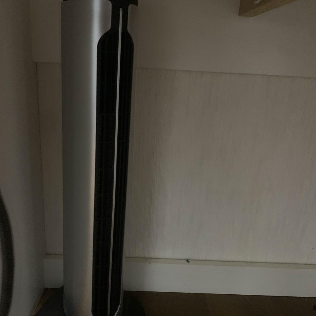 セラミックファンヒーター スリムタワー型 シルバー