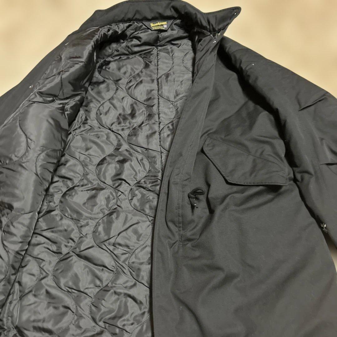Blueworkgarment ブラック モッズコート Mミリタリーブルコ