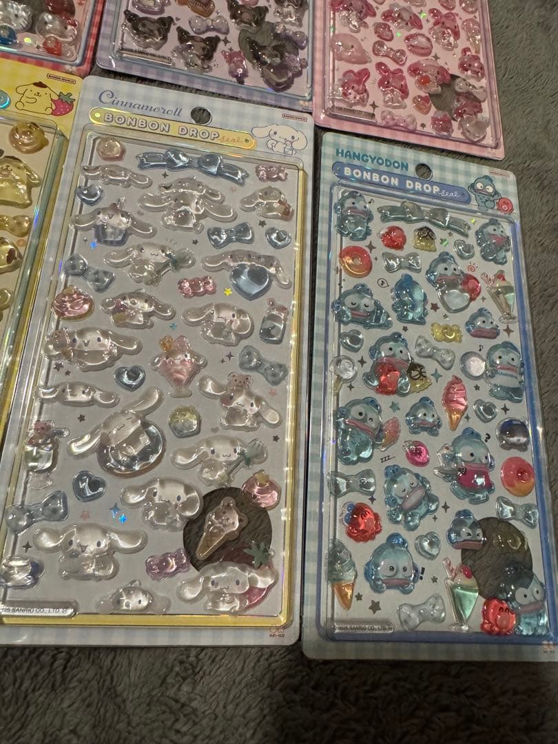 【確実正規品！！】サンリオボンボンドロップ シール 8セット