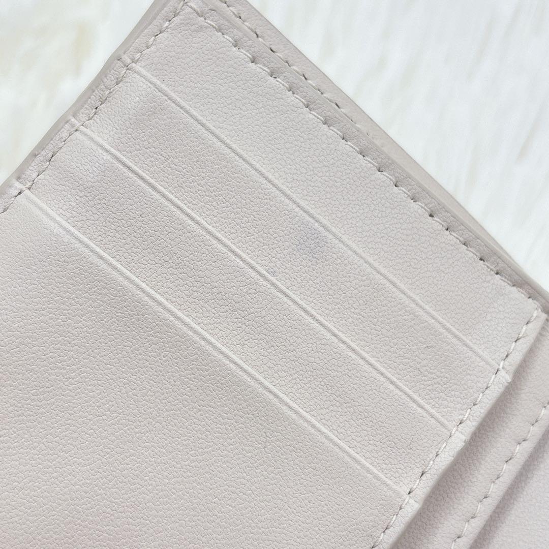 美品✨Dior ディオール ミニ財布 二つ折り財布 カロ ダリア レザー