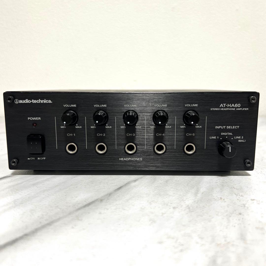 美品　超希少品　audio-technica ヘッドホンアンプ AT-HA60