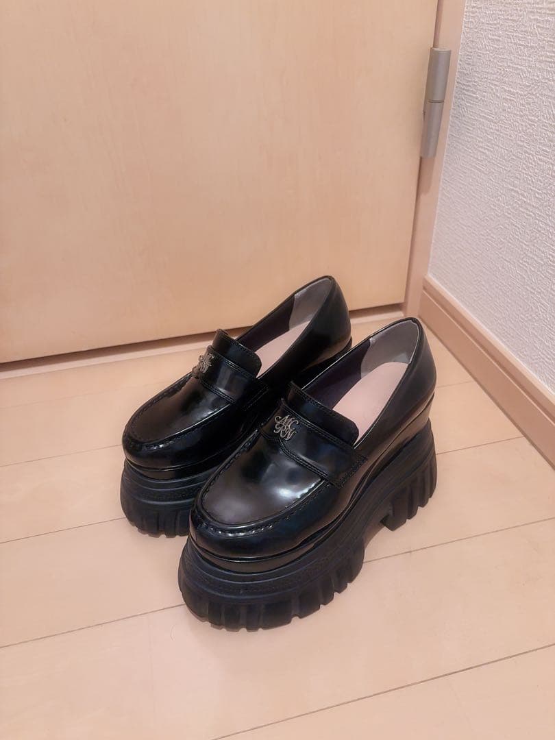 ミシェルマカロン　厚底ローファー　Mサイズ