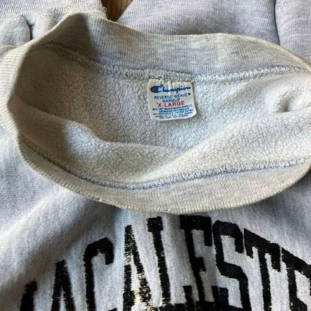 マ*ツ様 80s USA製 Champion リバースウィーブ 三段 XLトリコ
