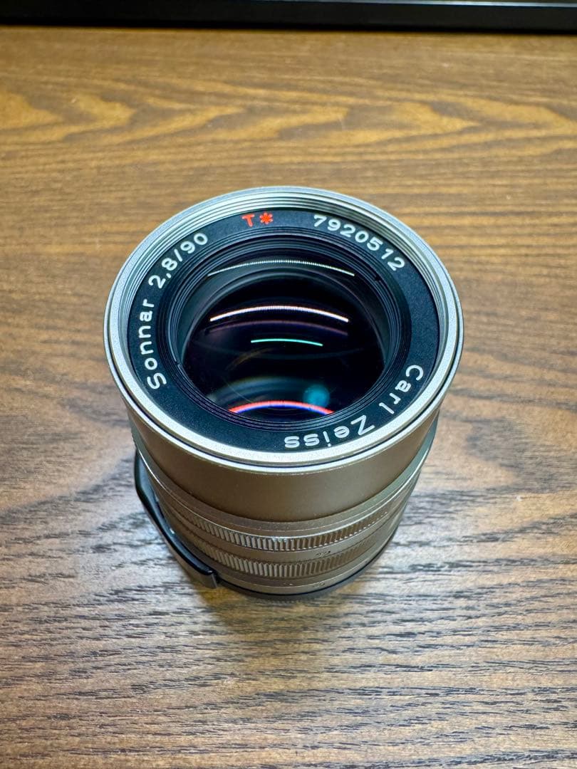 CONTAX コンタックス SONNAR 90mm F2.8 純正フード付き