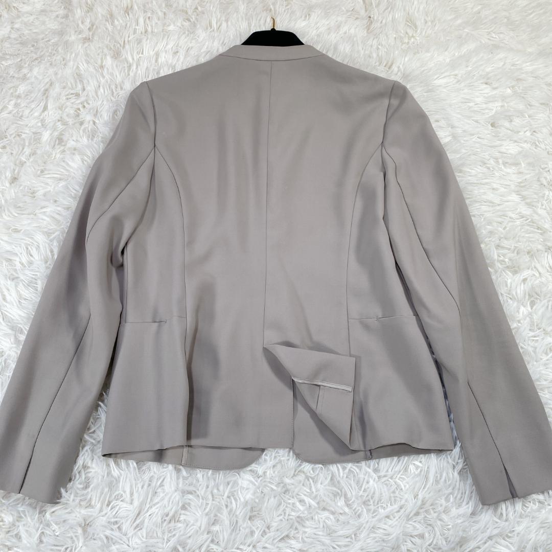 グリーンレーベルリラクシング ノーカラー スーツ レディース