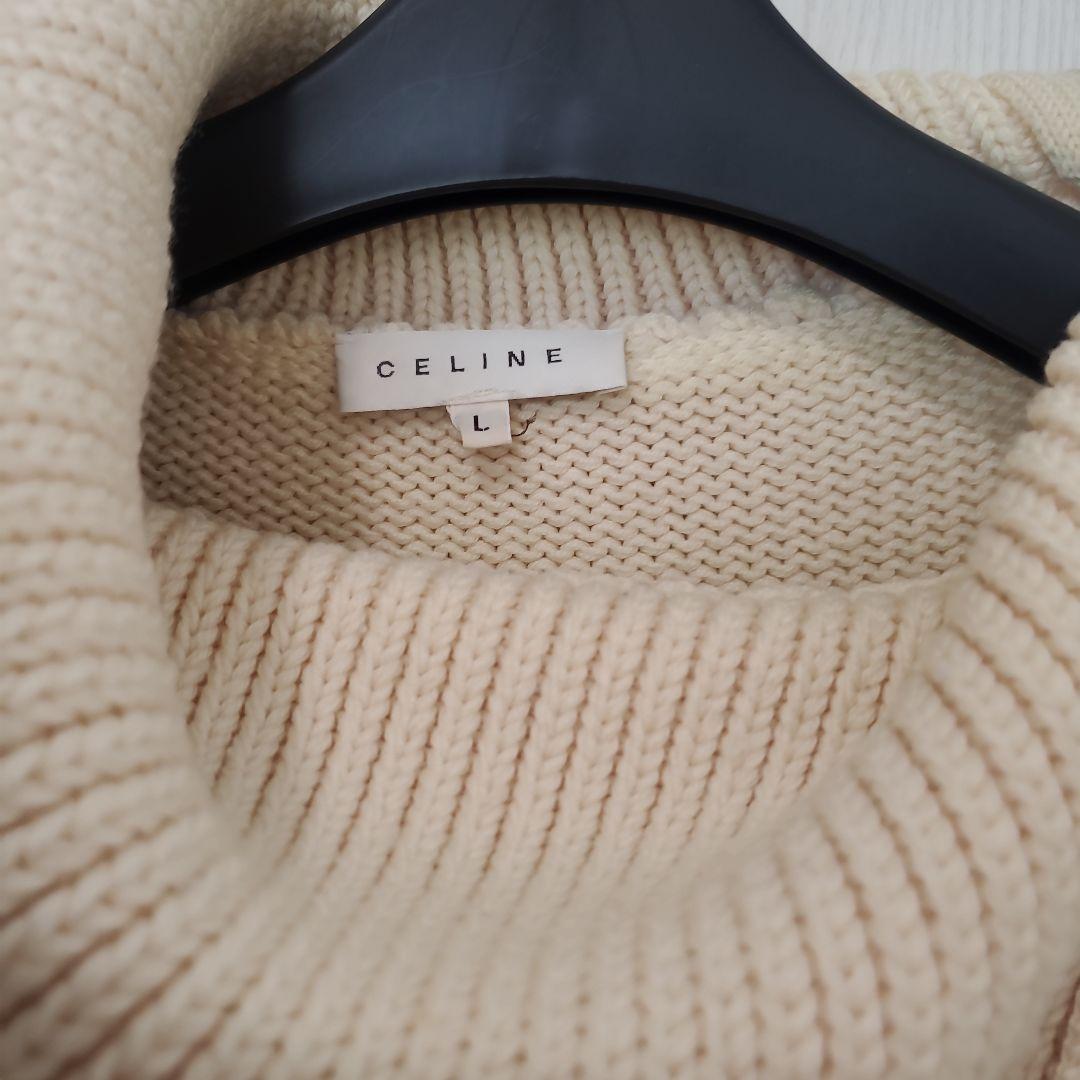 CELINE ベージュ系 セーター ニット