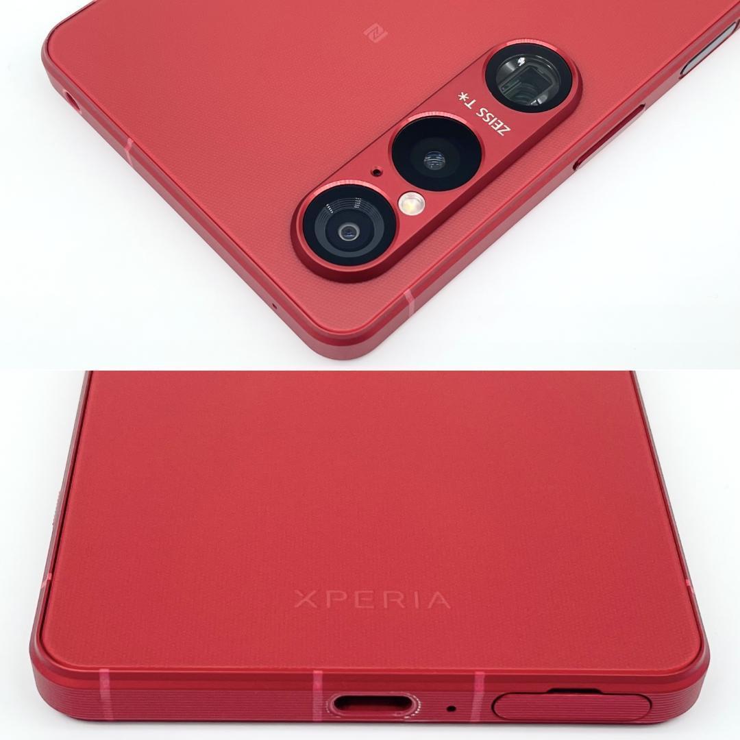 即配【美品】Xperia 1 Ⅵ 256GB XQ-EC44 スカーレット