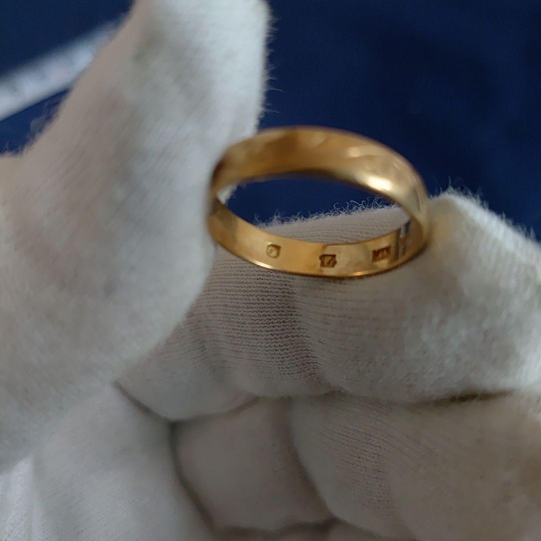 【もみじ】鑑定済K18/750 造幣局マーク　18金指輪/リング