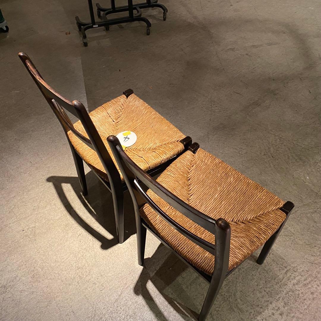 松本民芸家具　椅子　2脚　④