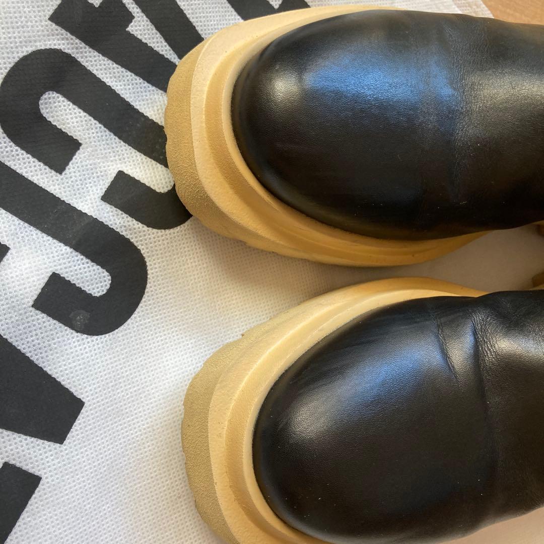 STACCATO サイドゴアレザーポップブーツ　スタッカート24.5cm