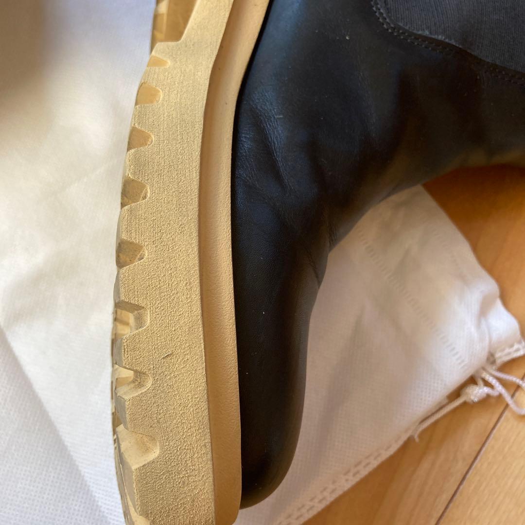 STACCATO サイドゴアレザーポップブーツ　スタッカート24.5cm