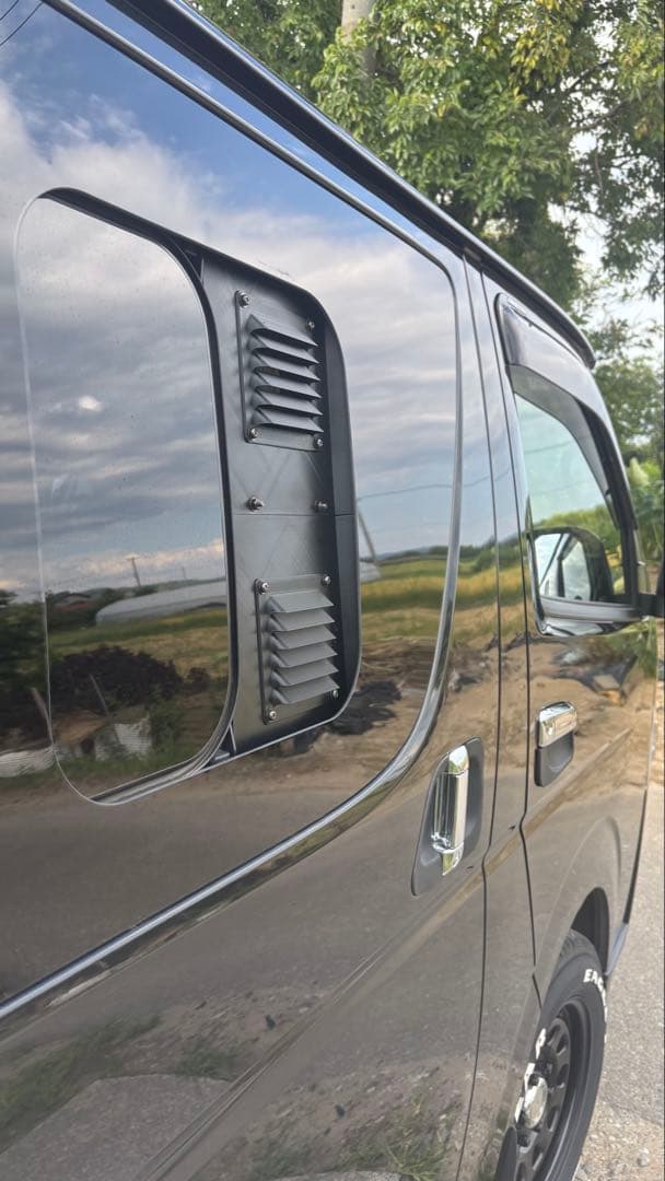 makakina　2連ファン　運転席側　ハイエース　換気扇