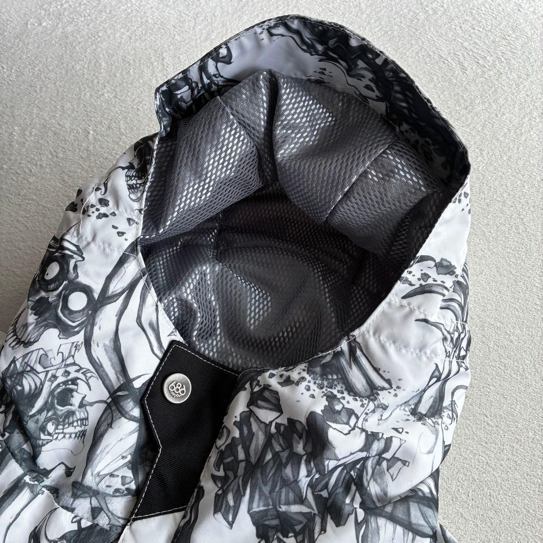 686 MANNUAL WARLOCK JACKET 総柄 スカルプリント L