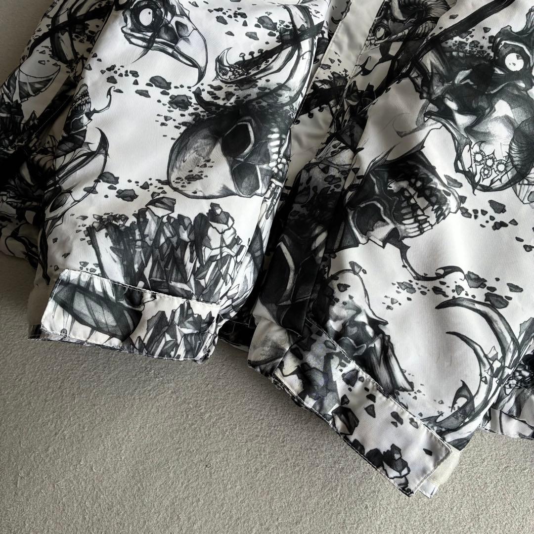 686 MANNUAL WARLOCK JACKET 総柄 スカルプリント L