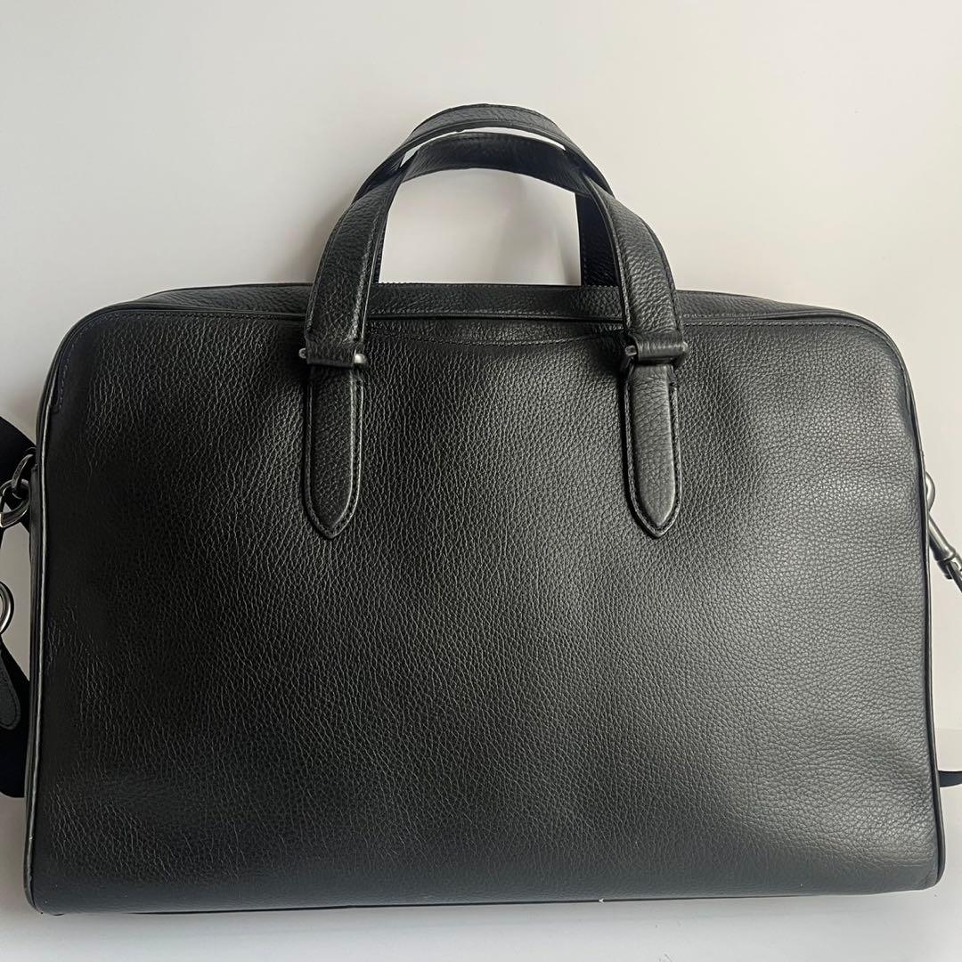 ✨️未使用級に近い✨️ coach ビジネスバッグ　ブリーフケース　レザー　　黒