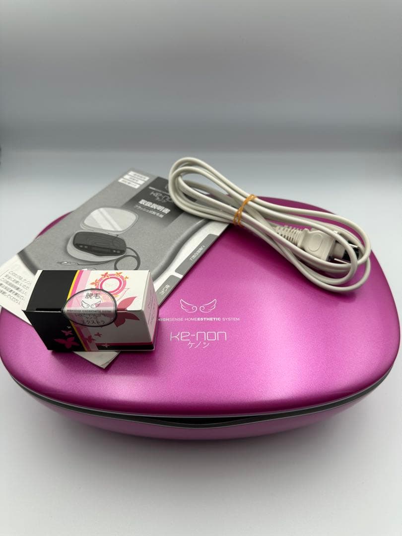 【超美品】ケノン Ver.6.2 未使用カートリッジ＆眉毛脱毛器付 脱毛器