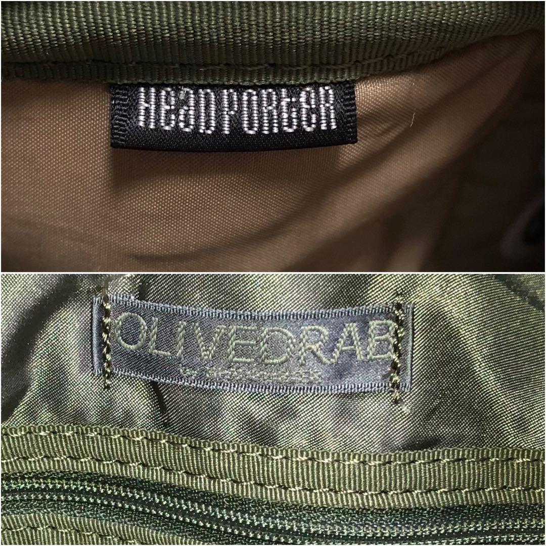 激レア✨極美品 ヘッドポーター ボストンバッグ 2way オリーブ 藤原ヒロシ