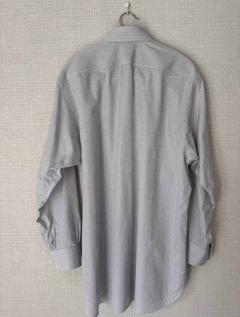 エルメス Hermès シャツ セリエ 銀ボタン フランス製