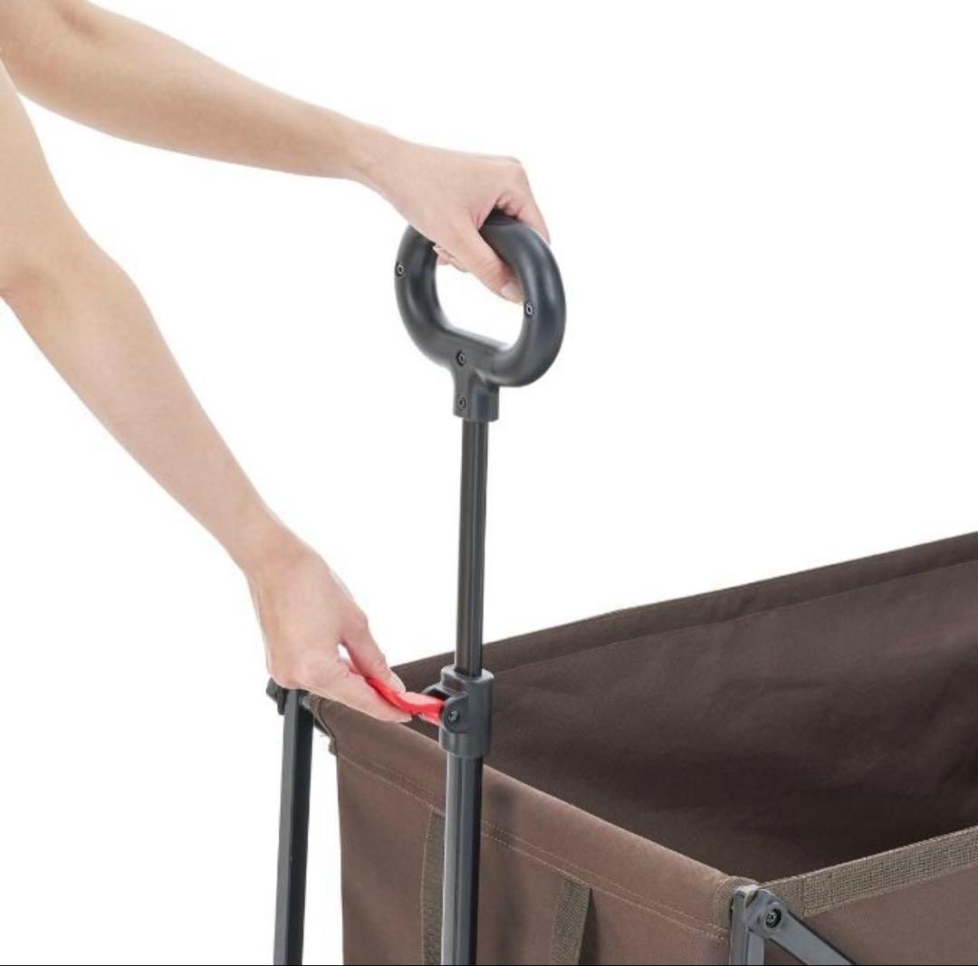 ロゴス キャリーカート 120L ブラウン