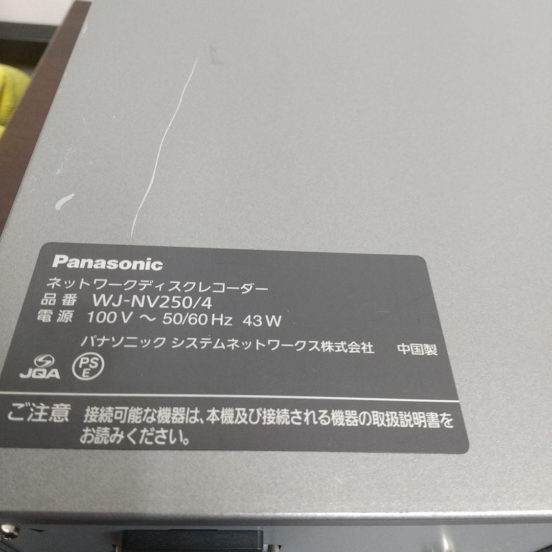 MA② Panasonic ネットワークディスクレコーダー WJ-NV250/4