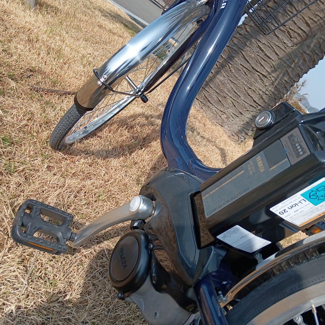 YAMAHA　ネイビー 電動アシスト機能付き自転車 パス　チア　ほぼ未使用