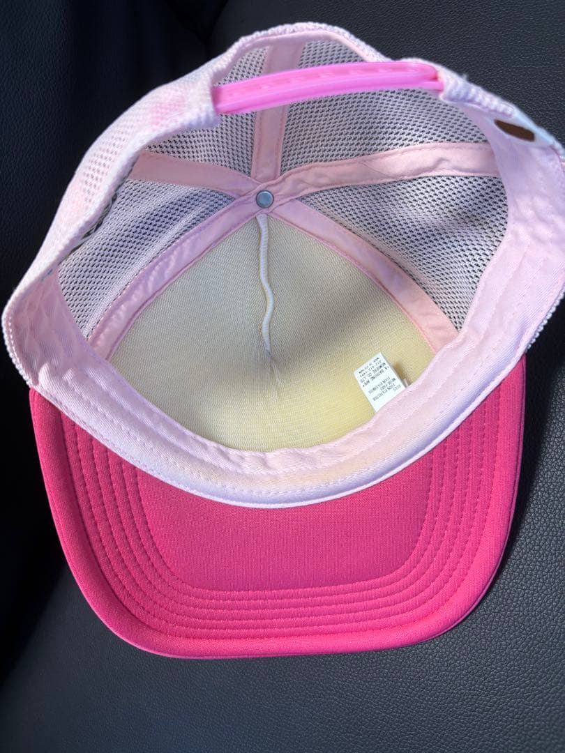 A BATHING APE メッシュキャップ　ピンク