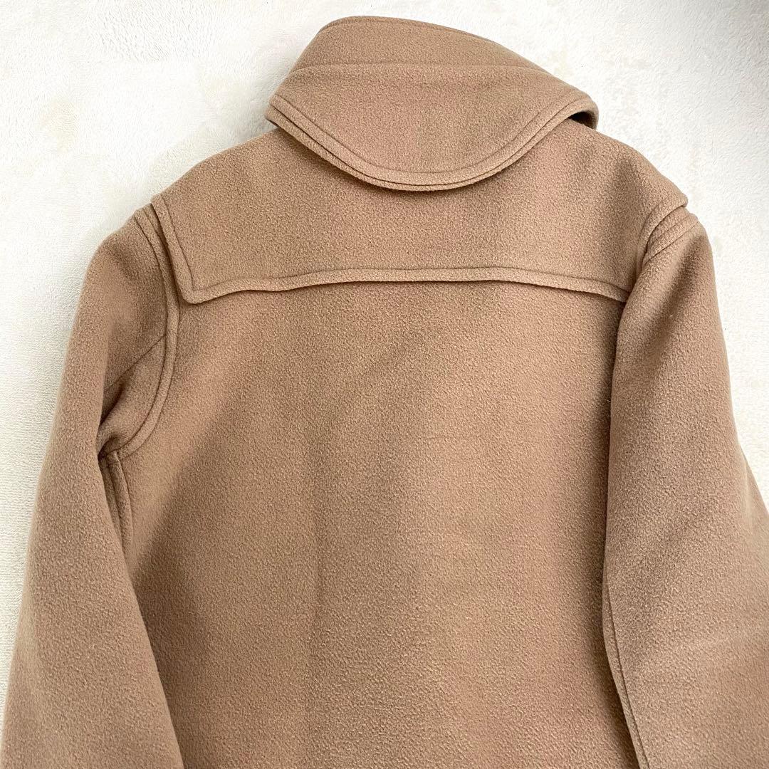 【美品】バーバリー 英国製 ダッフルコート フード ノバチェック ベージュ