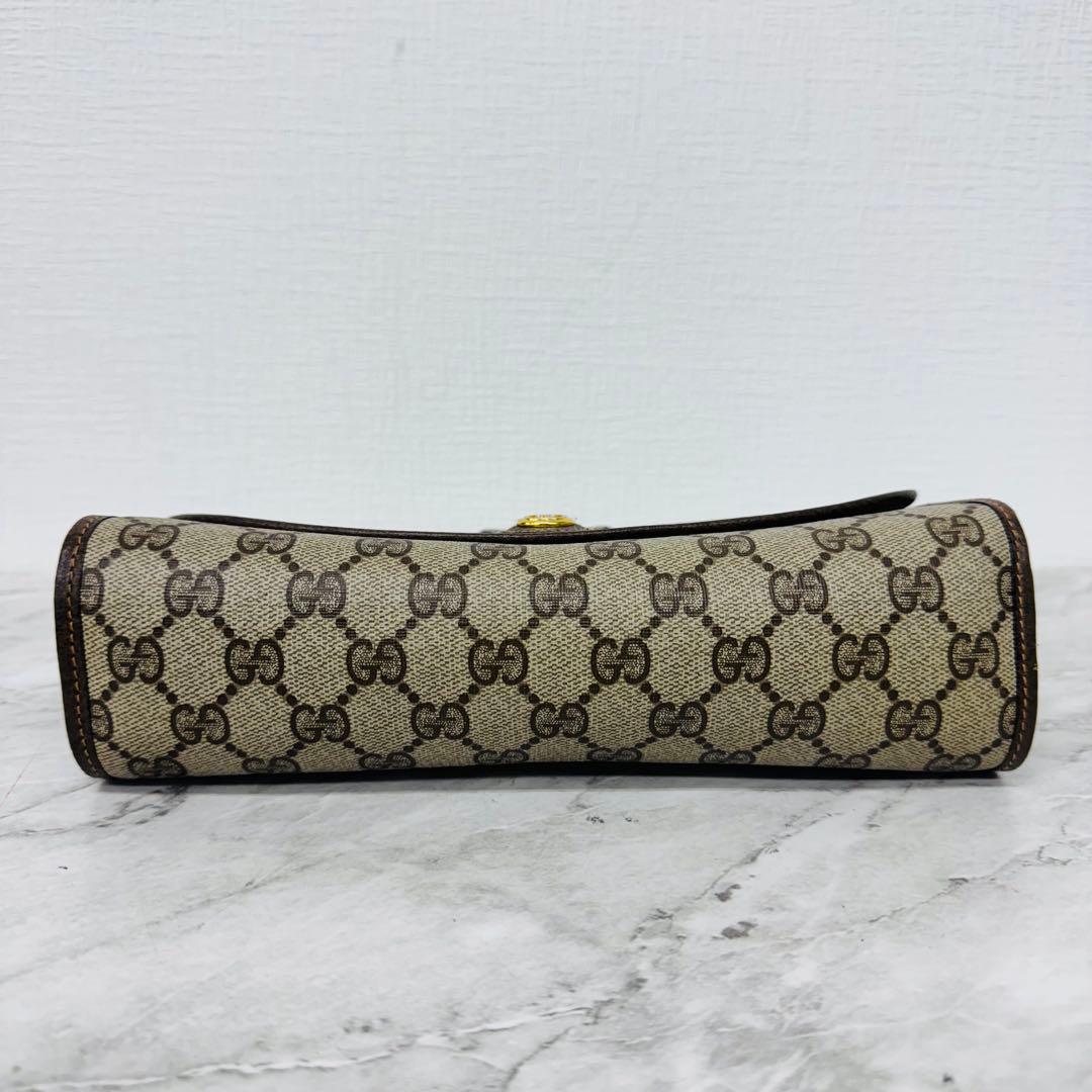 ✨GUCCI✨グッチ✨GG柄✨シェリーライン✨ブラウン✨クラッチバッグ✨