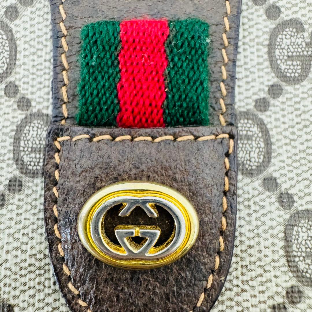 ✨GUCCI✨グッチ✨GG柄✨シェリーライン✨ブラウン✨クラッチバッグ✨