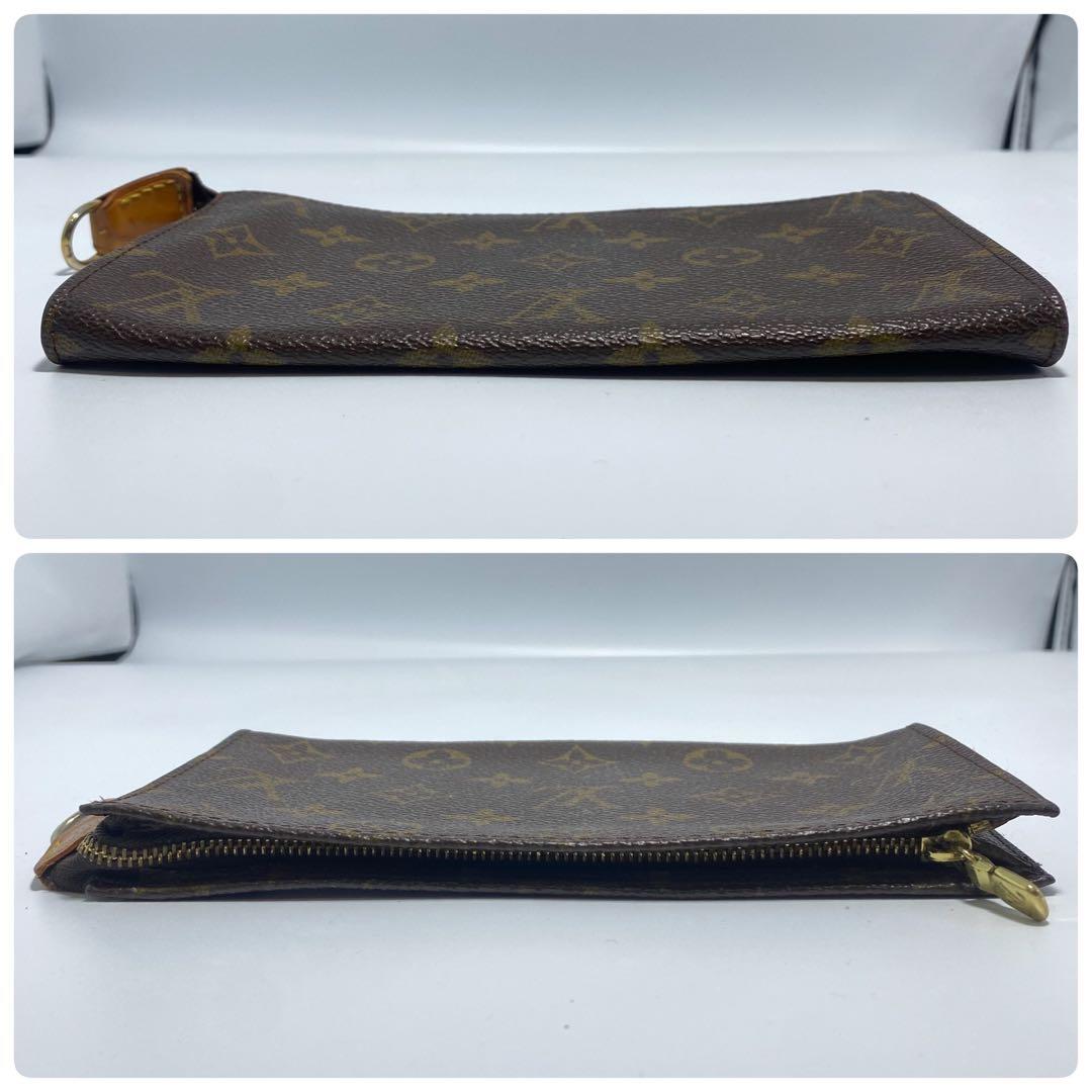 美品　ルイヴィトン ポーチ　ブラウン　モノグラム バケツトート付属ポーチ