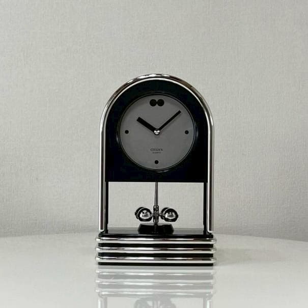 未使用 80's シチズン 置き時計 テーブルクロック モダン ヴィンテージ