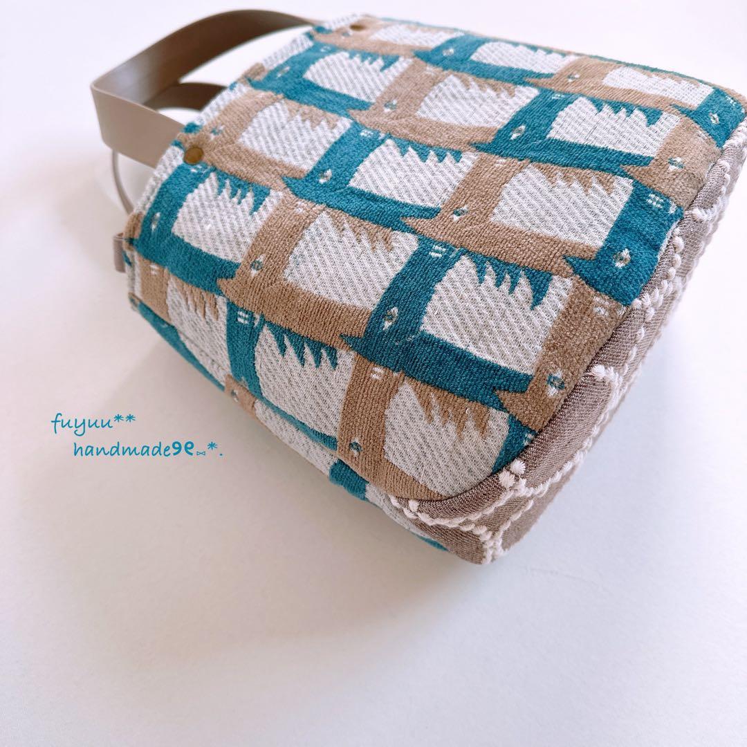 ハンドメイドꕤ︎︎ベルバッグ ミナペルホネン thoroughbred タンバリン