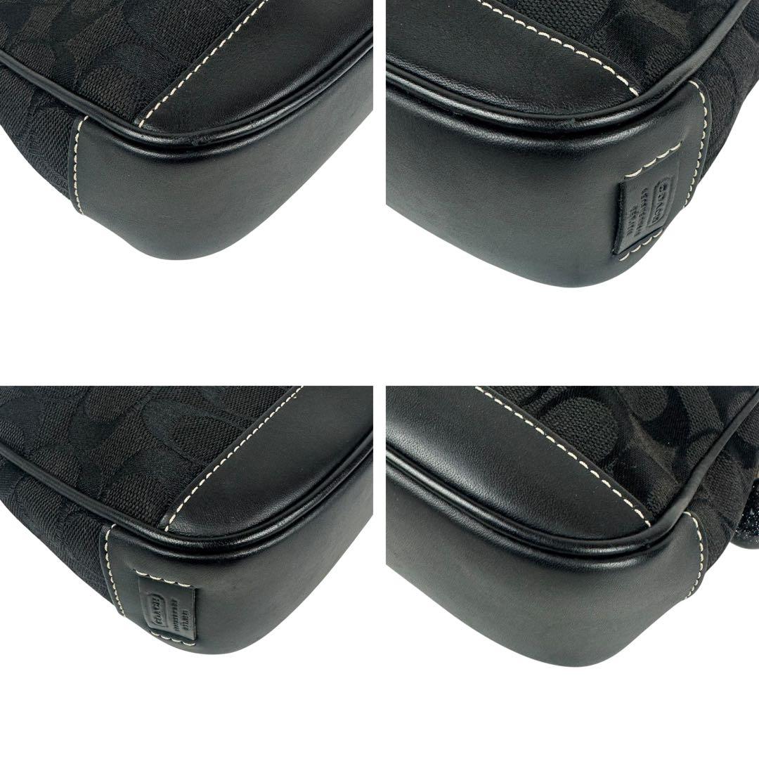 【極美品】コーチ アクセサリーポーチ チェリーチャーム 黒 6094 C5