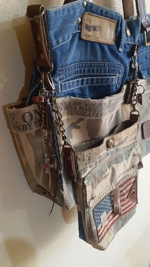 ミリタリーリメイク ★★★ AMERICAN VINTAGE トート& 腰袋付き