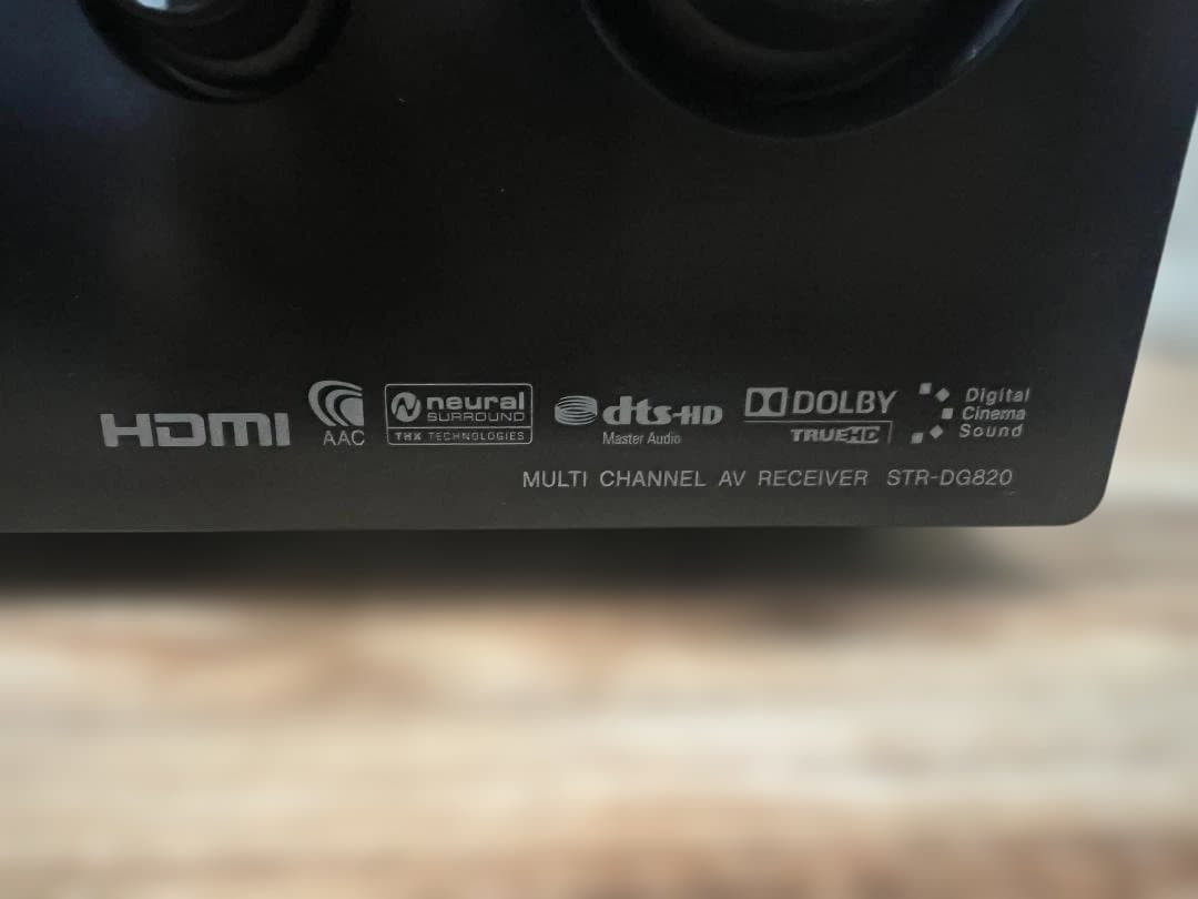 アンプ SONY MULTI CHANNEL AV RECEIVER STR-DG820