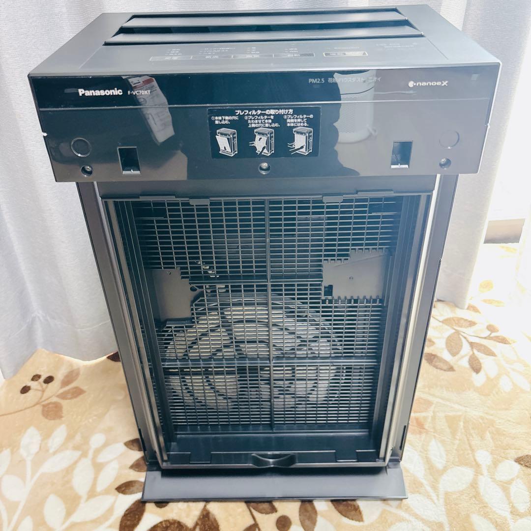 【美品】パナソニック 加湿空気清浄機 ナノイーX搭載 ~31畳 F-VC70XT