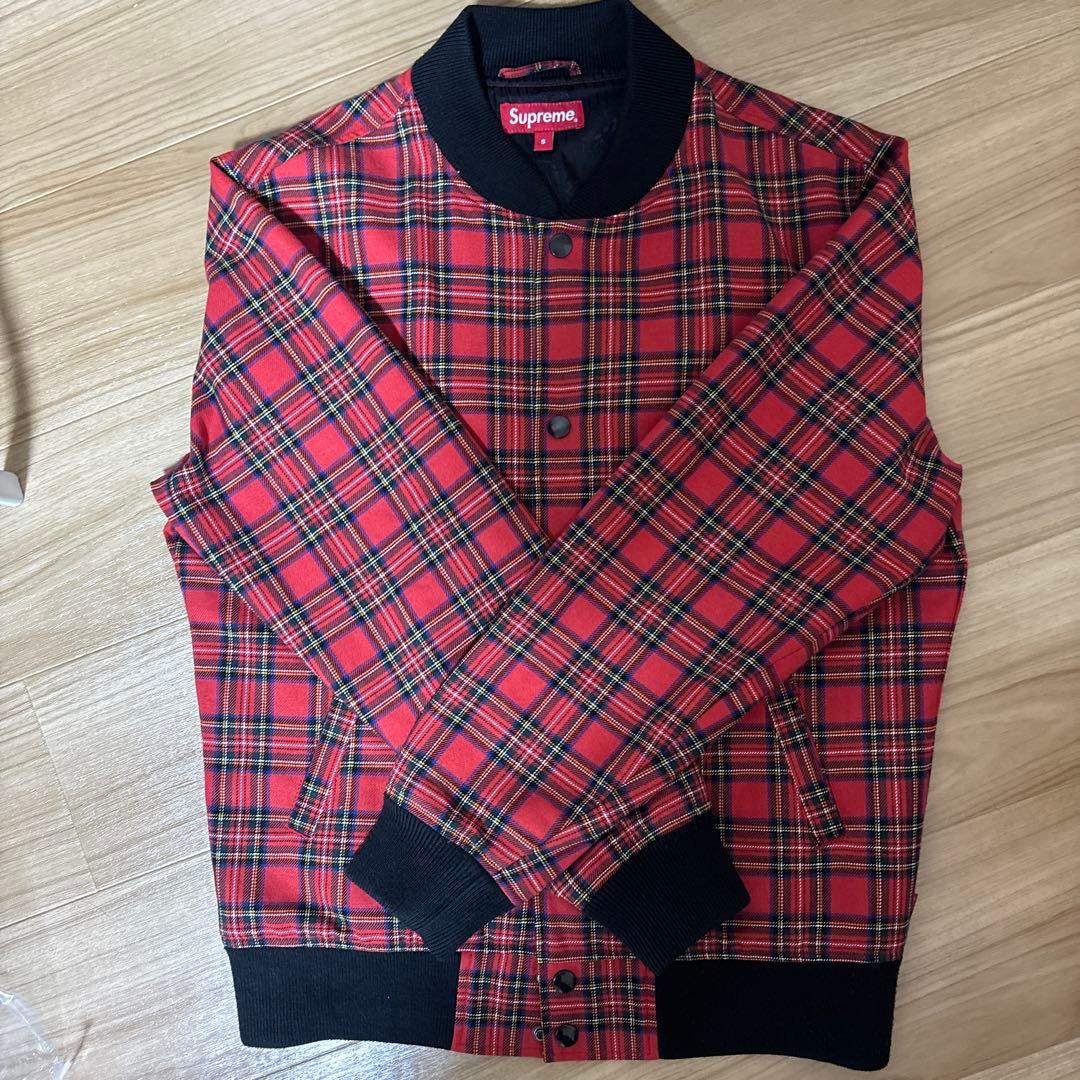 タ*ロ様 supreme 13AW plaid bomber jacket