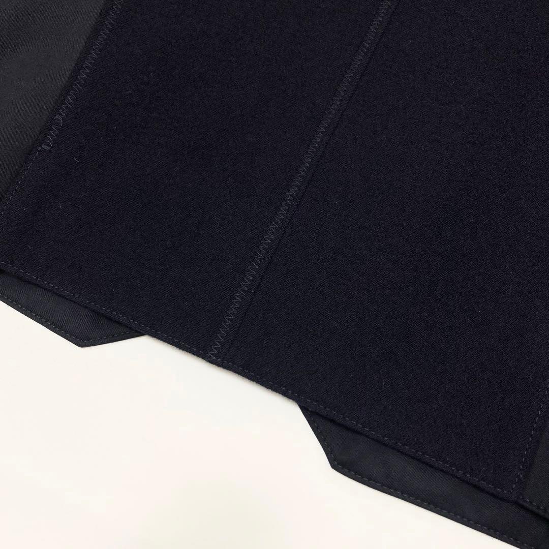 トリココムデギャルソン 18AW 連ボタン 異素材切替 スタンドカラージャケット