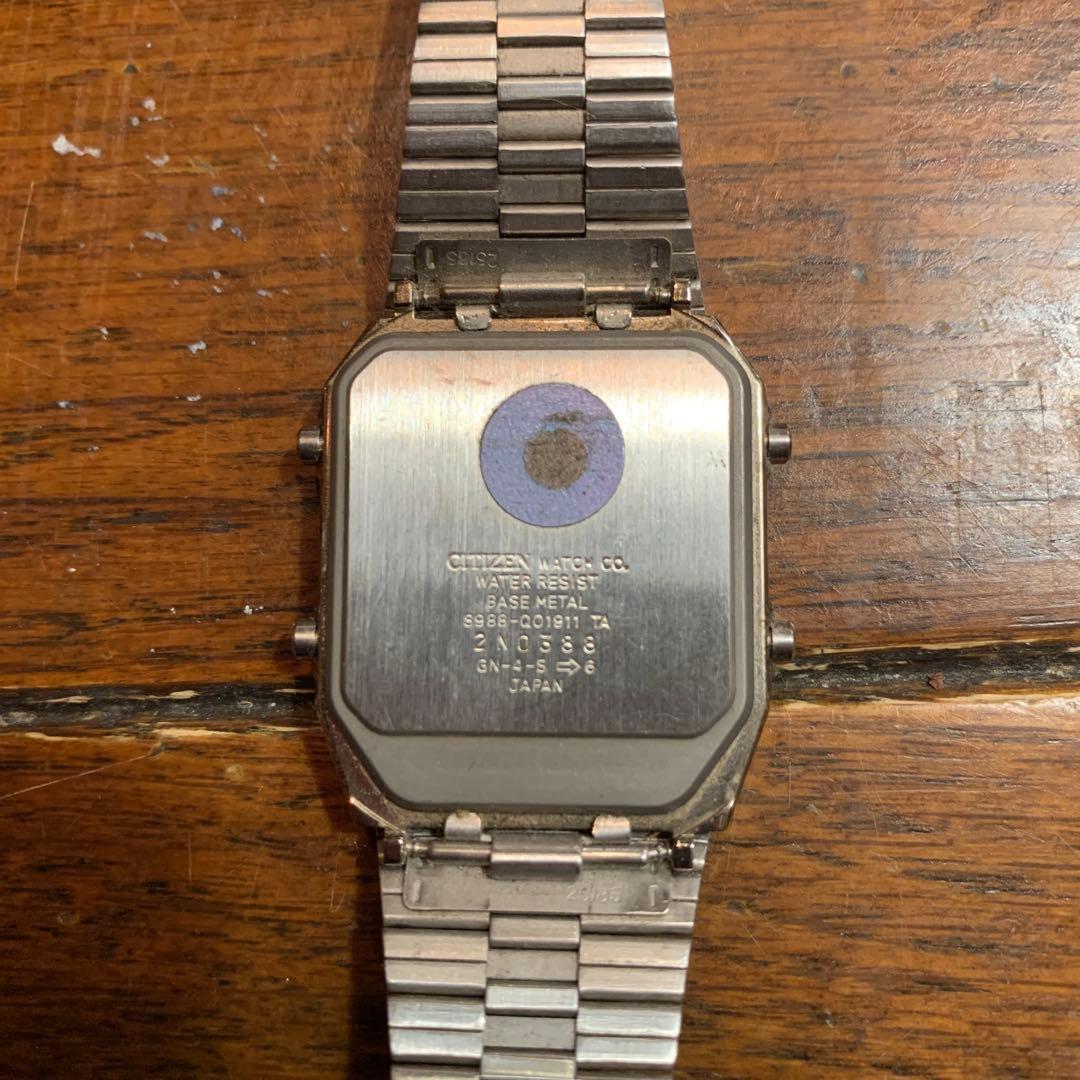 CITIZEN アナデジテンプ　電池切れ