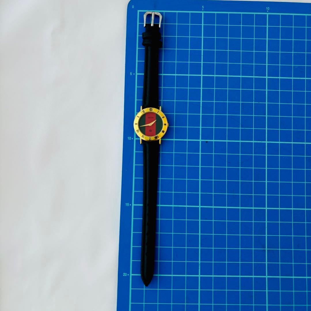 稼働 GUCCI グッチ 3000L シェリーライン レディースクォーツ腕時計