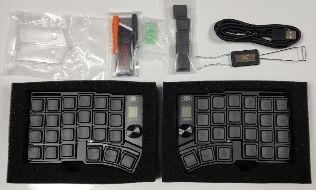 ケース付｜Cornix LP 分割 無線キーボード｜VIAL対応｜技適【即発送】