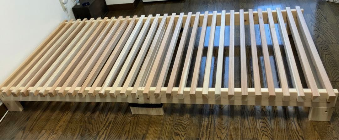 【送料込】すのこベッド シングル ローベッド　杉とヒノキ