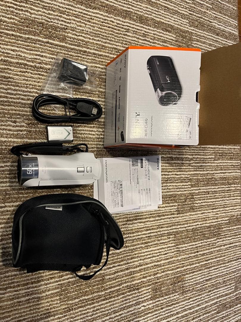 SONY ハンディカム HDR-CX470 ケース付き