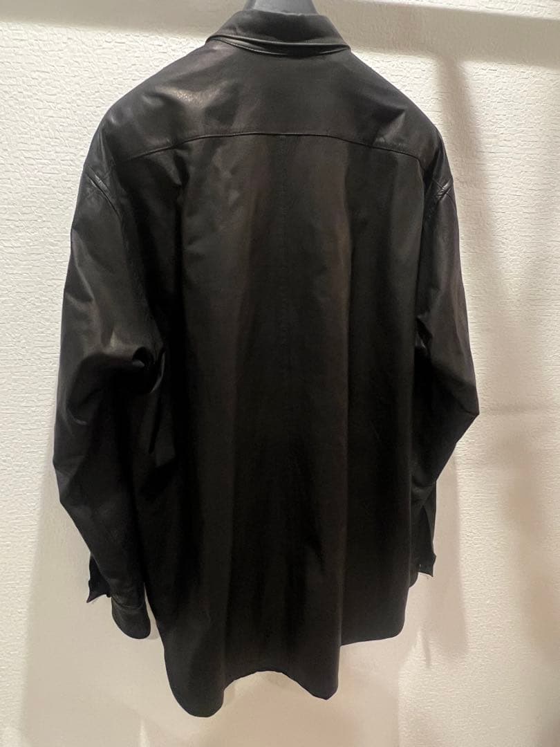 COMOLI レザーコモリシャツ