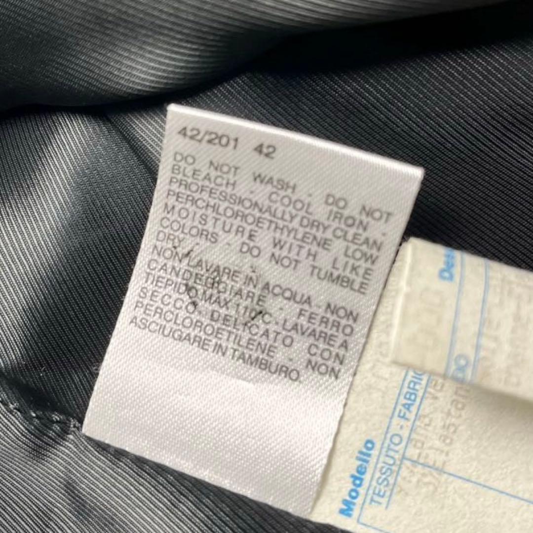 Max Mara パンツスーツ セットアップ 白タグ ストライプ 42 XL