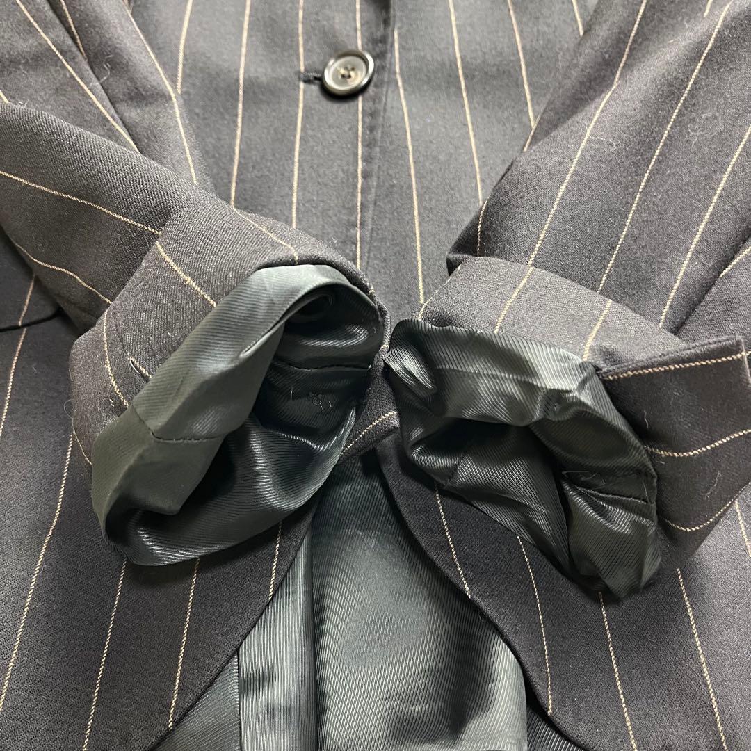 Max Mara パンツスーツ セットアップ 白タグ ストライプ 42 XL