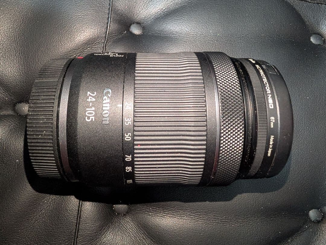 Canon RF24-105mm F4-7.1 IS STM フィルター付き