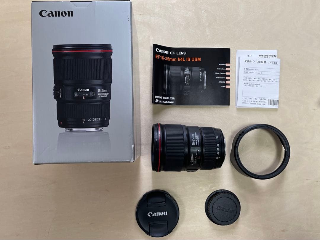 レンズ(ズーム) Canon EF 16-35mm f4 L IS USM