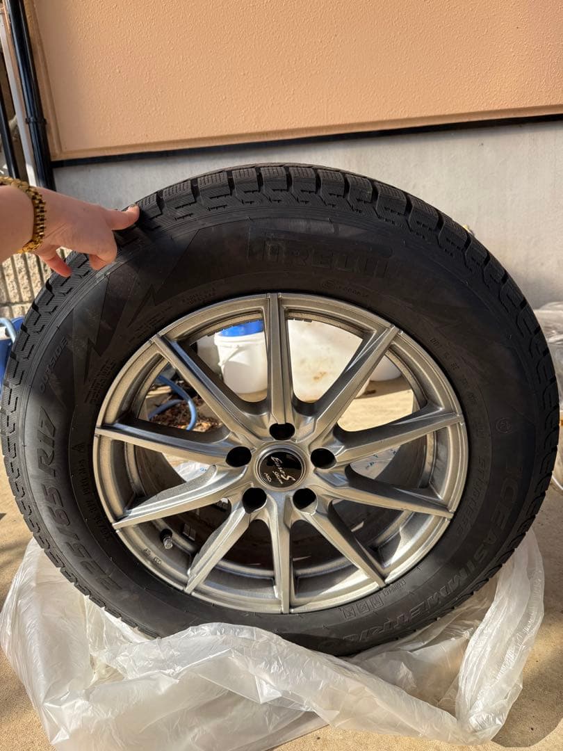225/65R17 冬用タイヤ ホイール4本セット