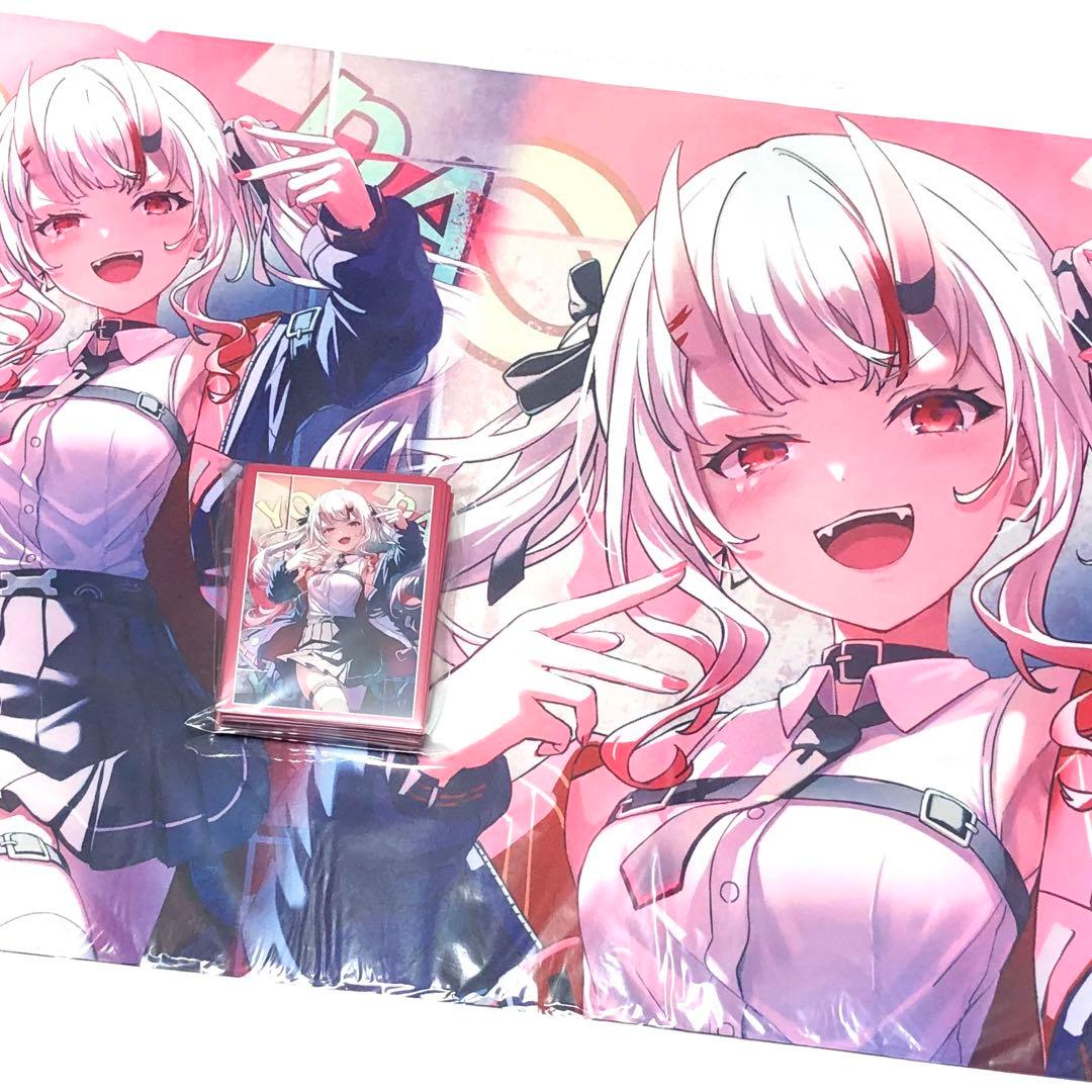 ホロライブ 百鬼あやめ スリーブ プレイマット セット hololive c_v